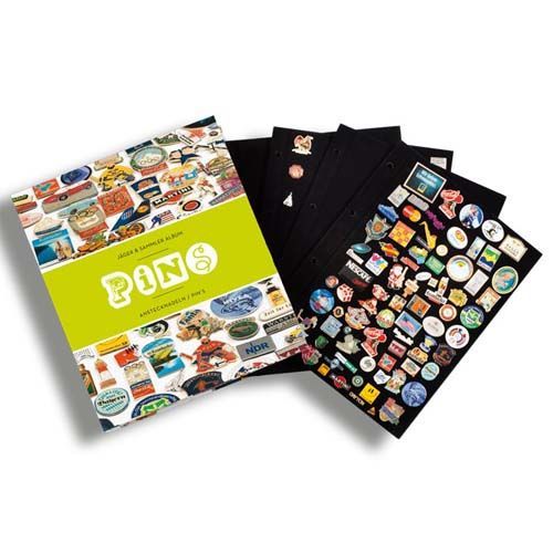 Broche Album Grande, Avec 4 Feuilles Velours Incluses, B-Design