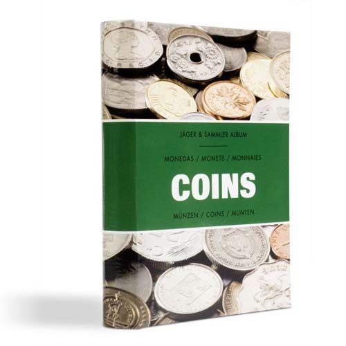 Málbum De Poche Coins Avec 8 Feuilles Pour Insérer 6 Monnaies Par Feuille Jusqu'à 33 Mm Ø
