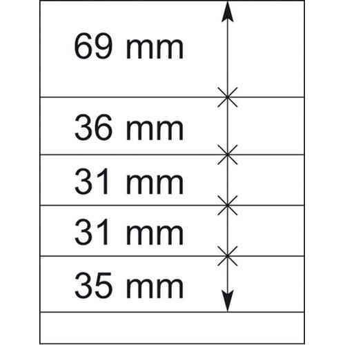 Lindner 802506 Feuilles Neutres Lindner-T - À L'unité