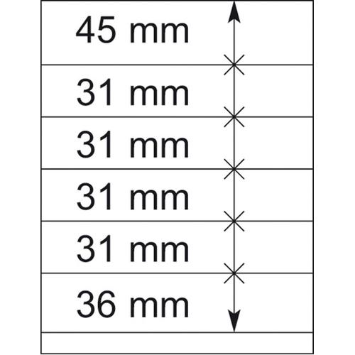 Lindner 802604 Feuilles Neutres Lindner-T - À L'unité