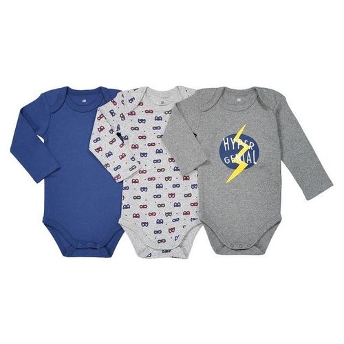 Lot De 3 Bodies En Coton (La Redoute)