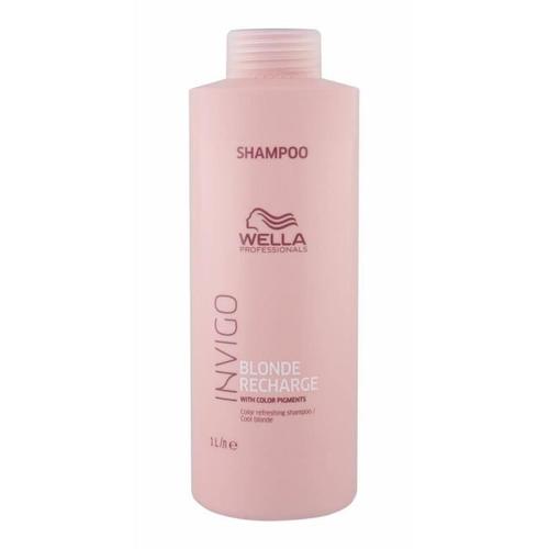 Wella Professionals 1000ml Invigo Blonde Recharge, Cool Blonde, Shampoing 