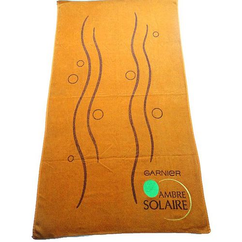Serviette De Bain Orange Logo Garnier