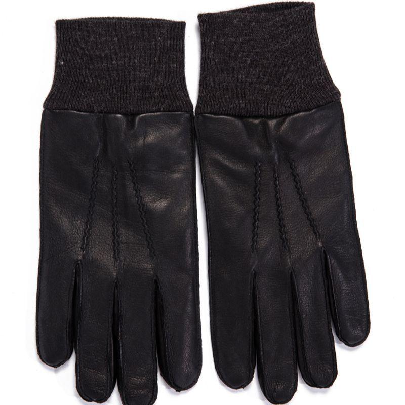 Gants En Cuir De Mouton Vritable Pour Hommes Mitaines De Co... - 7