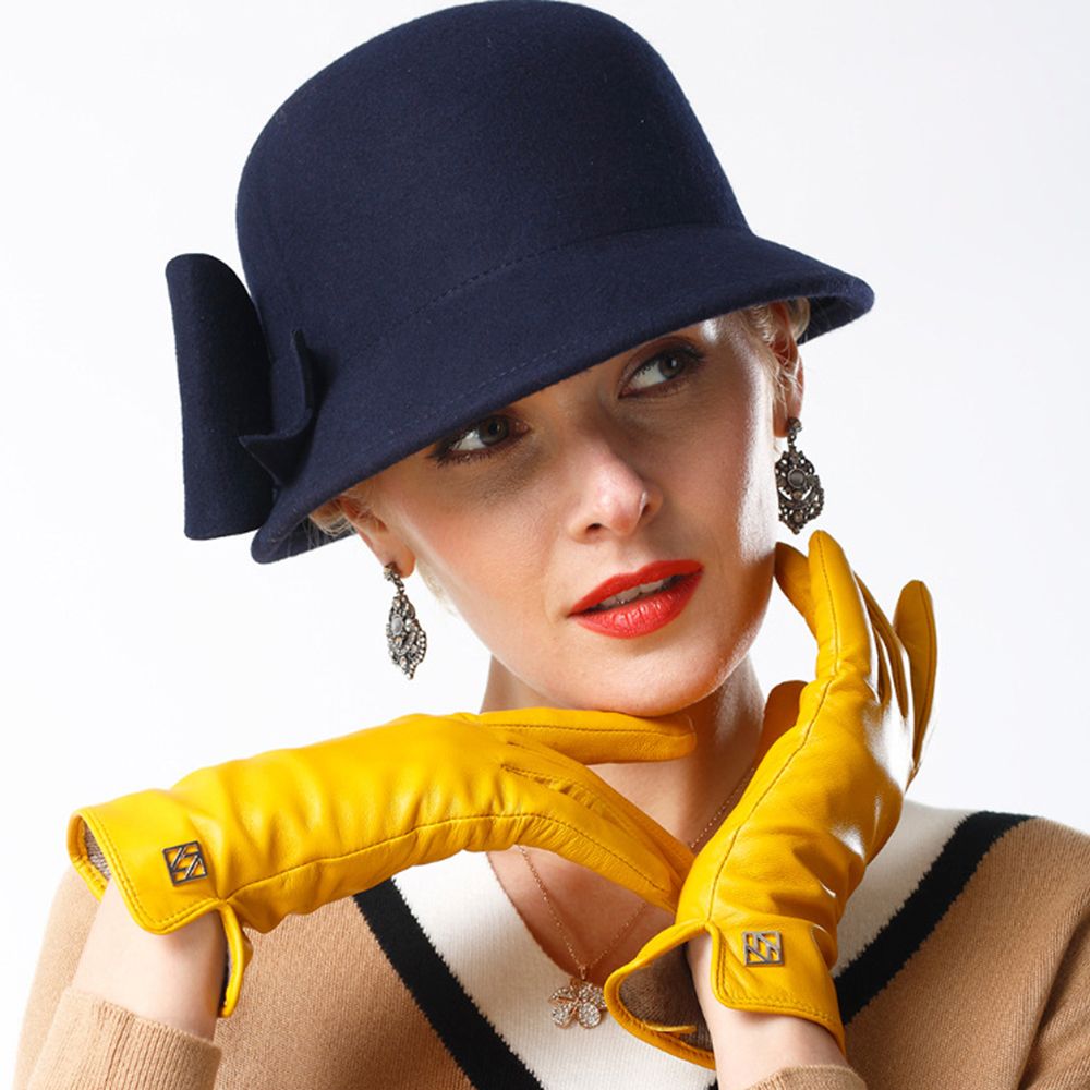Gants En Cuir De Mouton Vritable Pour Femmes lgants Et  ... - 6