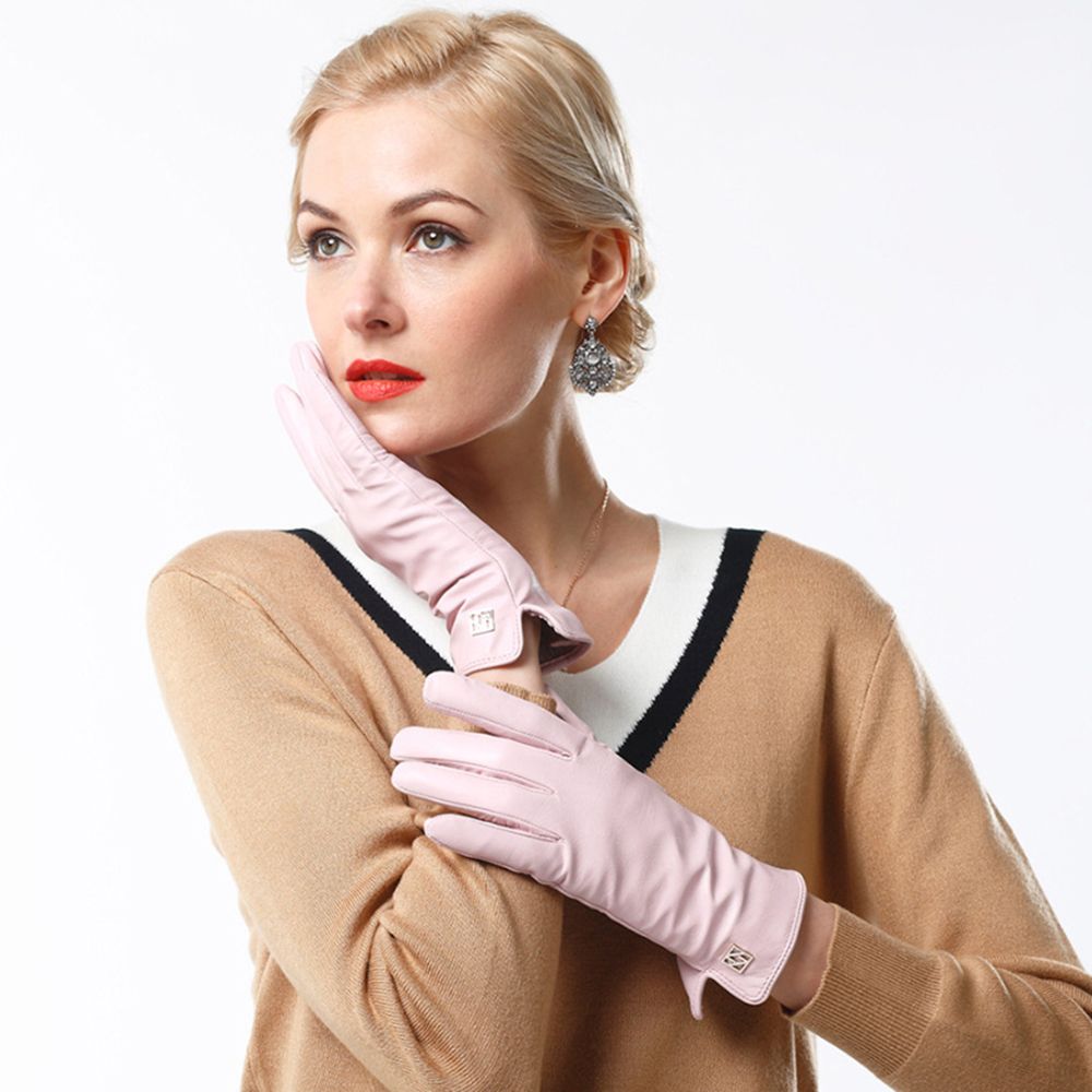 Gants En Cuir De Mouton Vritable Pour Femmes lgants Et  ... - 7