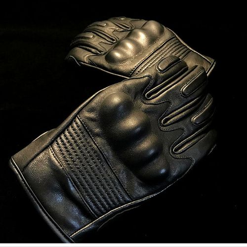Demi-Gants En Cuir Véritable Pour Hommes Gants De Course De Moto Cyclisme Mitaines De Moto S2319