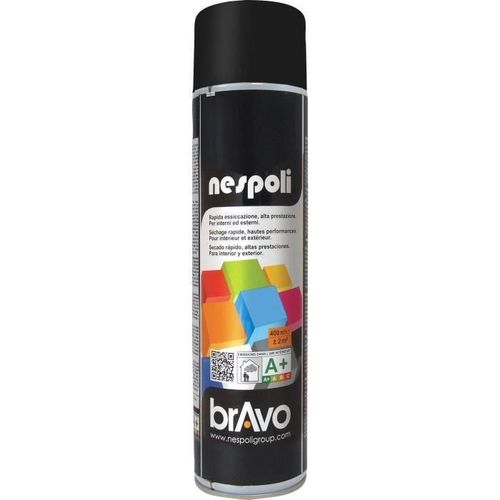 Aerosol de peinture - Noir mat - 600 ml