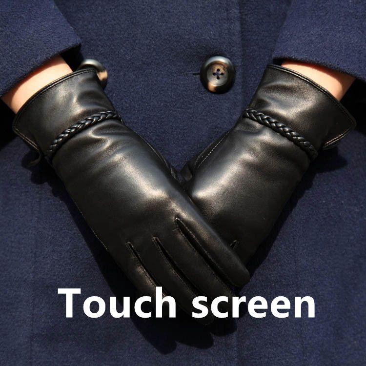 Gants En Peau De Mouton Vritable 100% Pour Femmes Mitaines ...