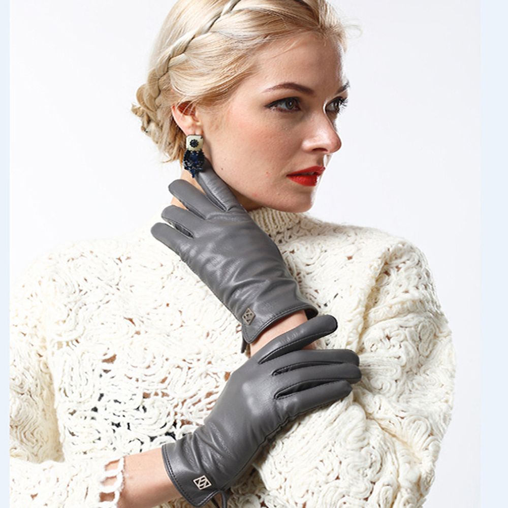 Gants En Cuir De Mouton Vritable Pour Femmes lgants Et  ...