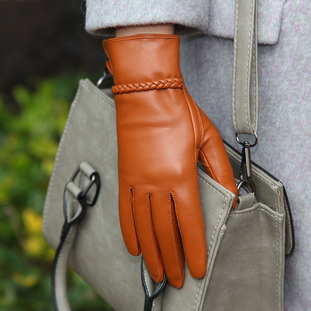 Gants En Peau De Mouton Vritable 100% Pour Femmes Mitaines ... - 3