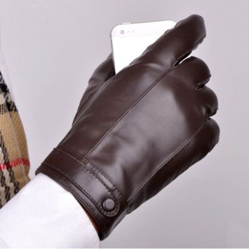 Gants En Cuir De Mouton Véritable Pour Hommes Mitaines D'hiver Écran Tactile Conduite Affaires Noir Café Nouveau S2374 2024