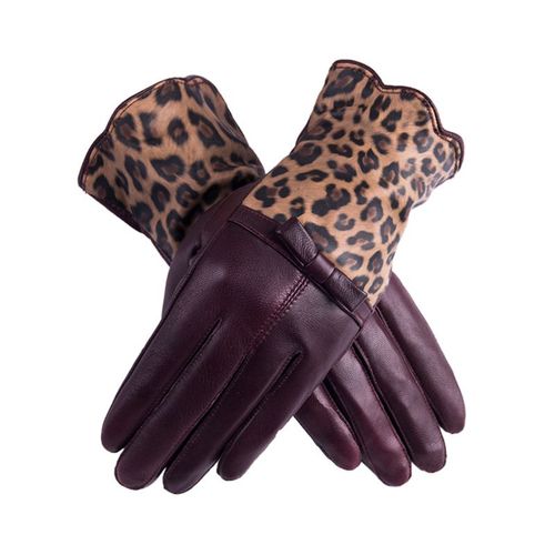 Gants En Cuir De Mouton Pour Femmes Plus Velours Épaississement Qualité Nouveau Automne Et Hiver S2806