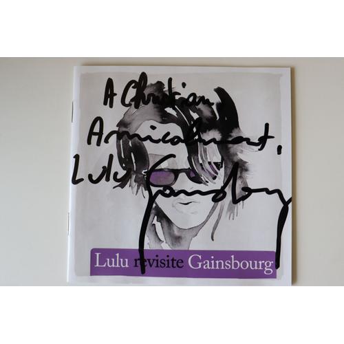 Lulu Gainsbourg - Revisite Gainsbourg - Dédicacé