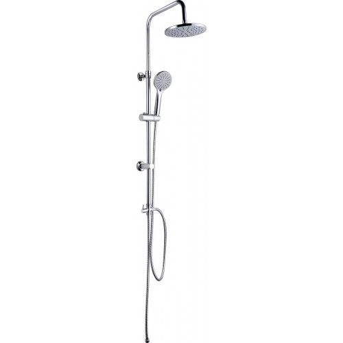 Colonne de douche chromée - réglable - Altair Round DISFLEX