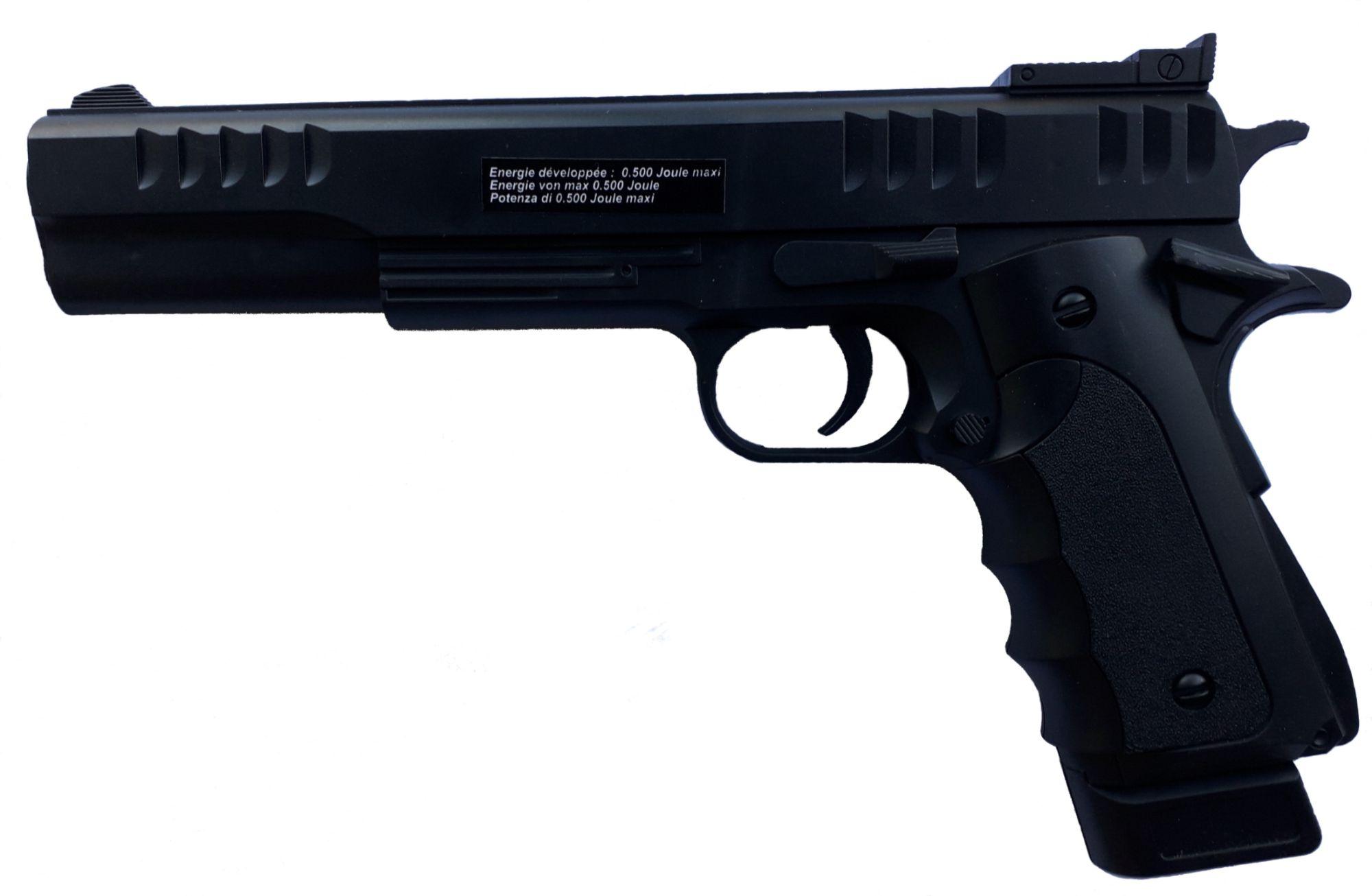 AS95 Pistolet Bille Réplique Airsoft Metal et Balle Porte Clés 0.5