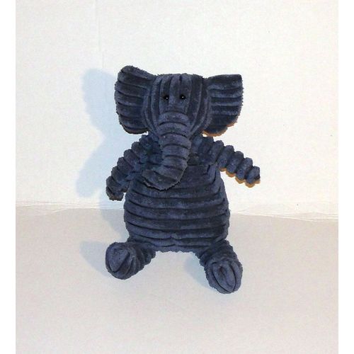 Éléphant Jellycat Bleu Petrole Peluche Doudou Elephant Velour Cotelé