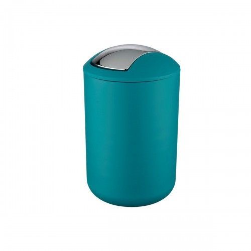 Poubelle avec couvercle à bascule - Brasil - 6 litres turquoise WENKO