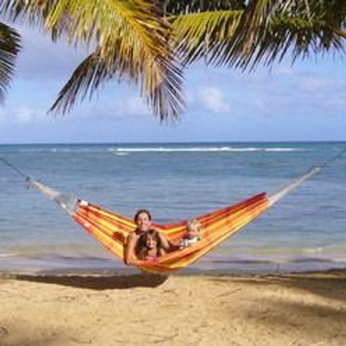 Hamac brésilien double barbados papaya