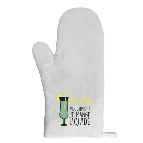 Gant De Cuisine Manique Anniversaire 50 Ans Mange Liquide