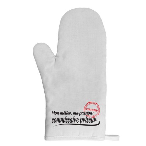 Gant De Cuisine Manique Métier Passion Commissaire Priseur