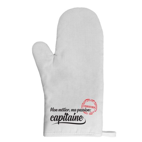 Gant De Cuisine Manique Métier Passion Capitaine