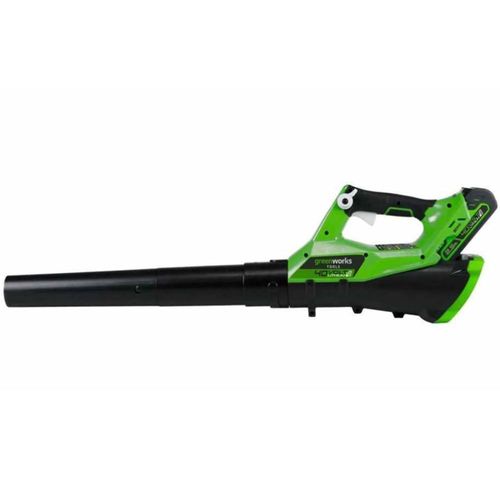 Greenworks souffleur axial électrique g40abk2 - 40 v - 1 batterie 2 ah + 1 chargeur - vert