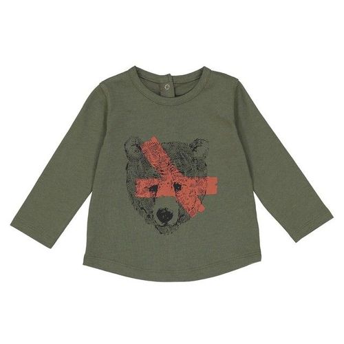 T-Shirt Manches Longues Motif Ours (La Redoute)