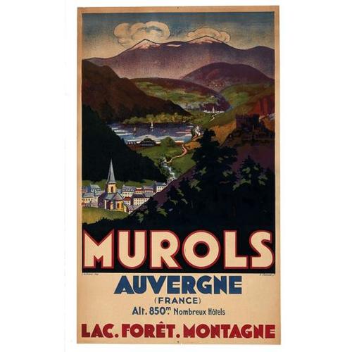 Affiche Murols Auvergne