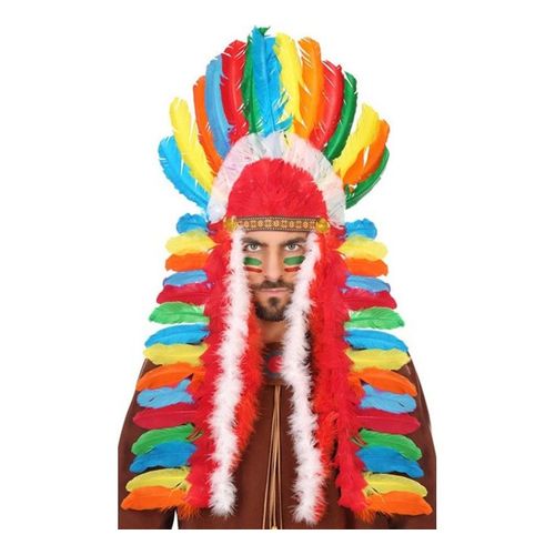 Parure Indien Multicouleur 29x90 Cm (Taille Unique)