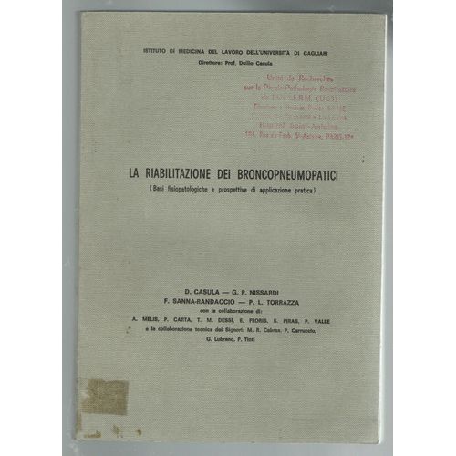 La Riabilitazione Dei Broncopneumopatici