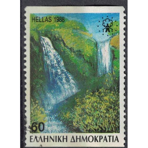 Grèce 1988 Oblitéré Used Cascades Edessa Waterfalls Su