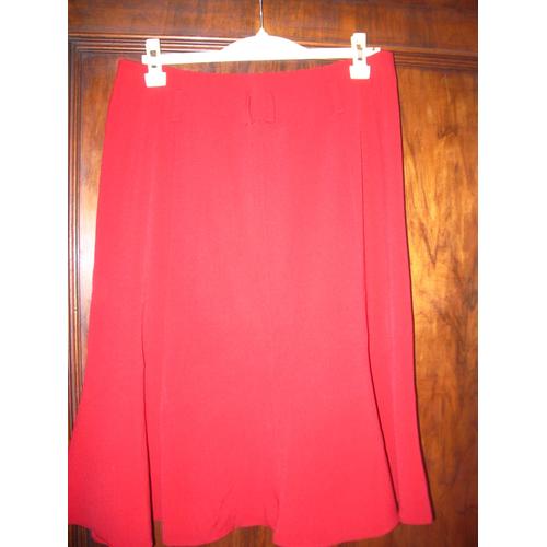 Jupe Daxon Rouge Ample Taille 40 Neuve