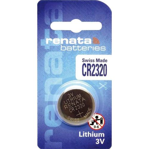 RENATA Blister de 1 Pile bouton lithium CR2320 3V 150 mAh