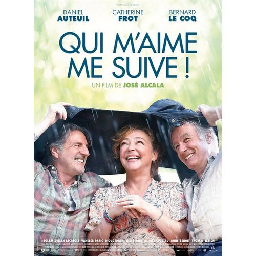 Qui M'aime Me Suive! - Véritable Affiche De Cinéma Pliée - Format 40x60 Cm - De José Alcala Avec Daniel Auteuil, Catherine Frot, Bernard Le Coq - 2019