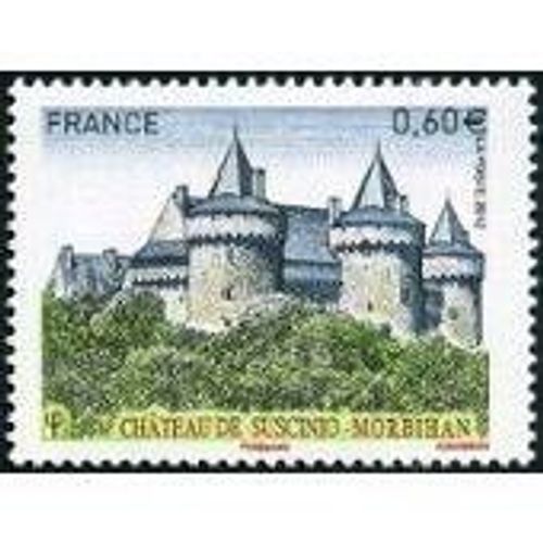 Timbre Oblitéré "Château De Suscino - Morbihan"