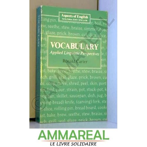 Vocabulary: Applied Linguistic Perspectives