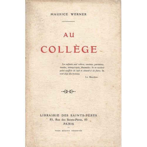 Au Collège