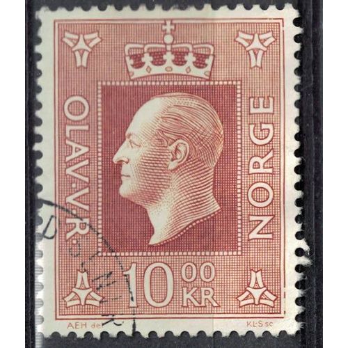Norvège 1970 Oblitéré Rond Used King Olav V Roi 10 Kr Su