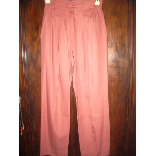 Pantalon La Redoute Couleur Rouille Taille 38
