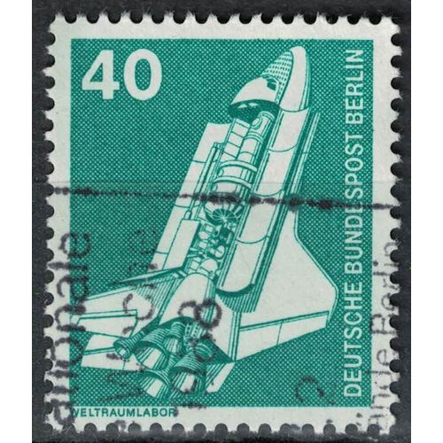 Allemagne 1975 Oblitéré Used Berlin Spacelab Laboratoire Spatial Modulaire Su