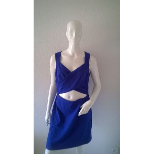 Robe Chic Bleu Roi Morgan Taille 40 Neuve