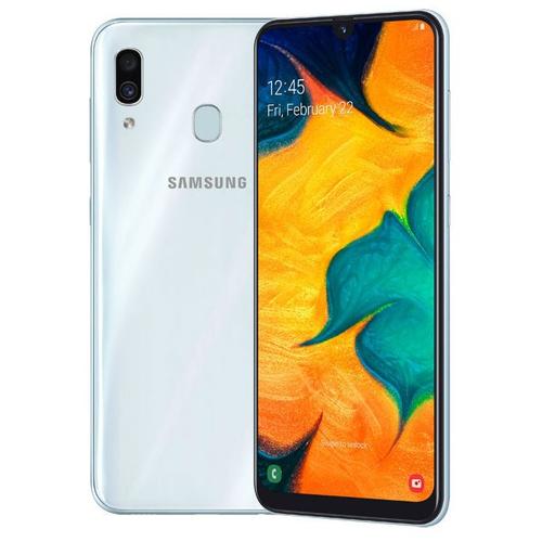 Samsung Galaxy A30 A305 4Go/64Go Dual Sim Débloqué - Blanc