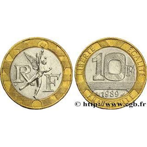 Pièce De 10 Francs 1989