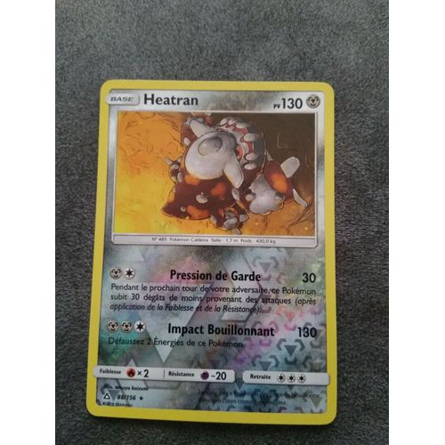 Carte Pokémon Française Reverse 88/ 156 Heatran Ultra Prisme