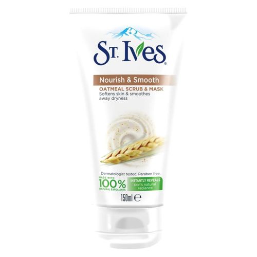 St Ives Nourish & Smooth Gommage Et Masque À L'avoine 150ml 