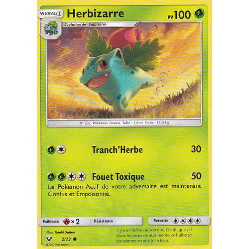 Carte Pokémon 2/73 Herbizarre 100 Pv