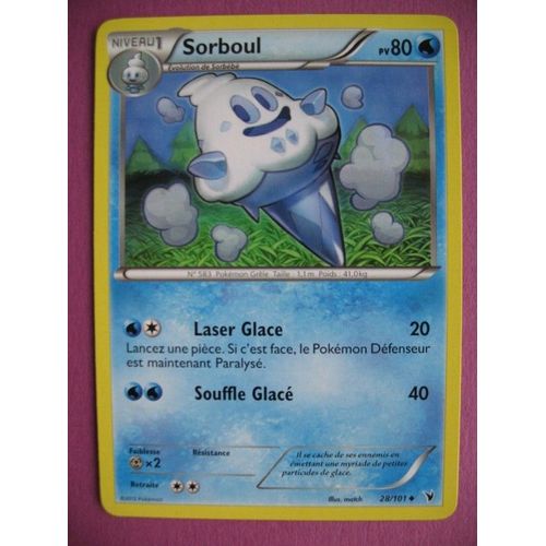 Carte Pokemon - Sorboul - 28/101 - Nobles Victoires - 2012