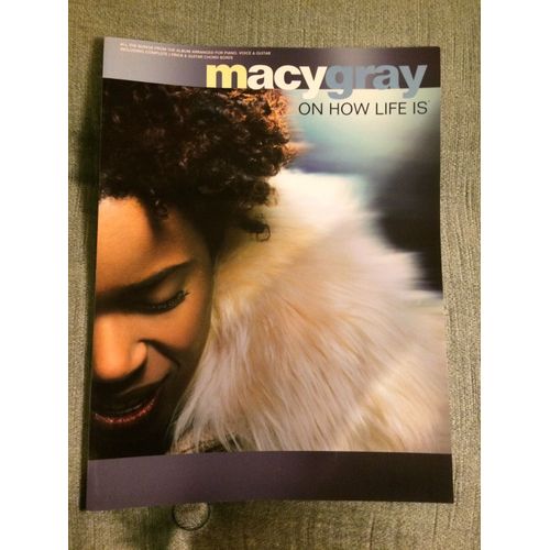 Macy Gray Songbook On How Is Life Partition Piano Chant Accords Wise Publication