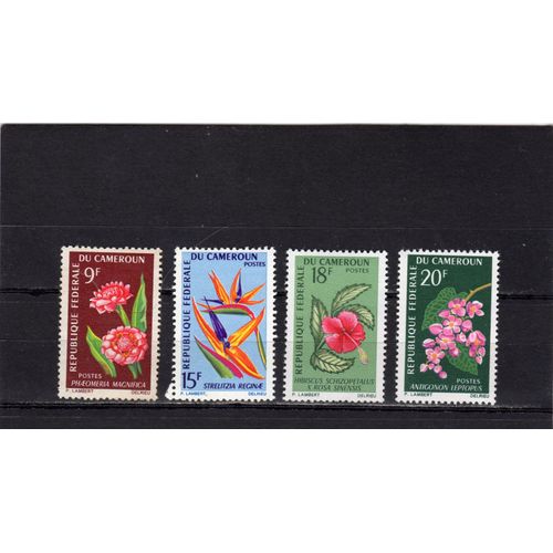 Timbres-Poste Du Cameroun (Fleurs)